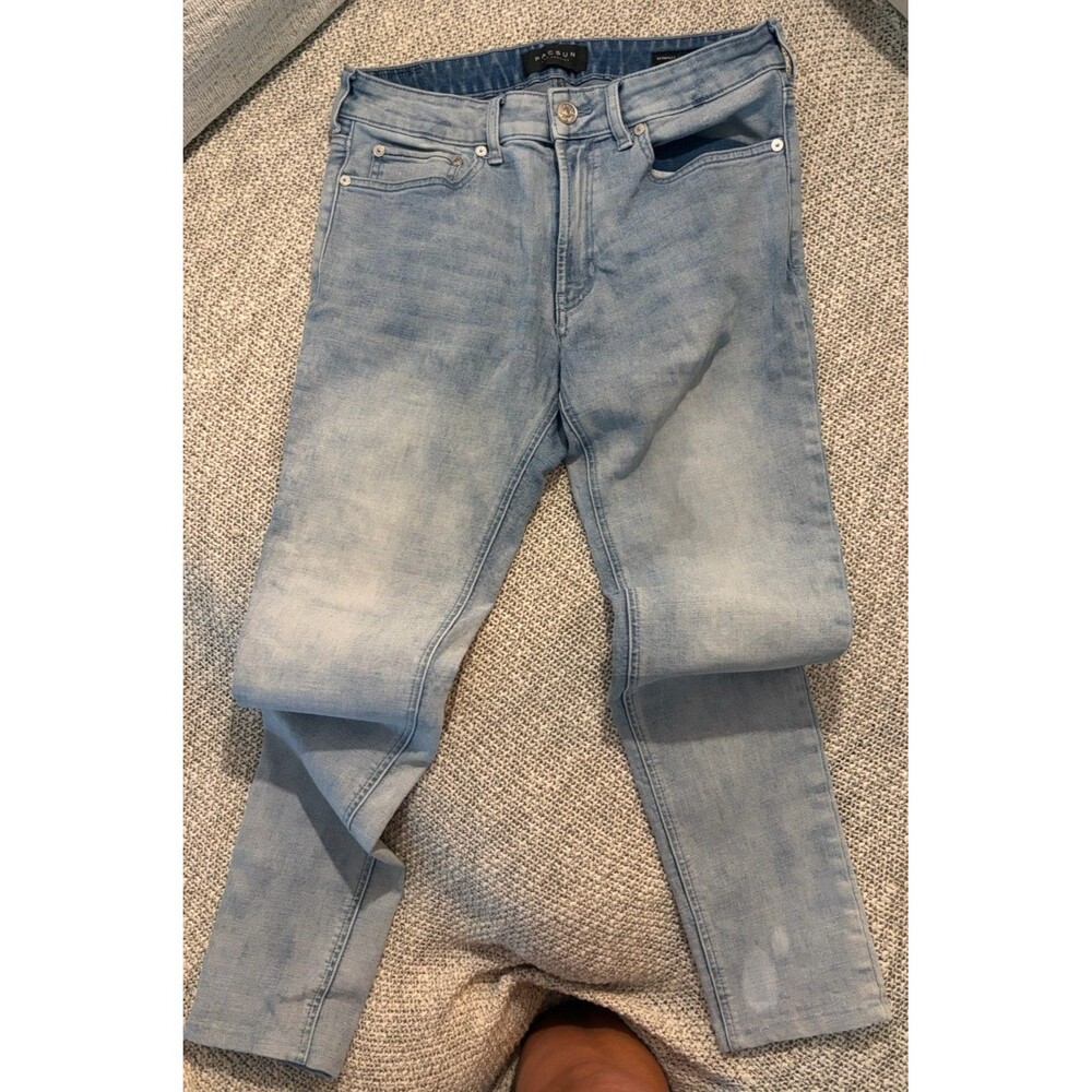 PacSun Skinniest Active Stretch Jeans Men’s 32x32 Light Wash Blue Denim